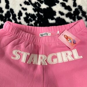 Pink STARGIRL Embroidered Sweatpants